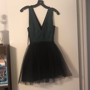 Low cut cocktail dress